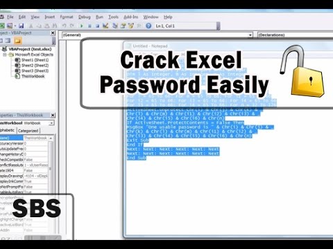 How To Crack Excel Password